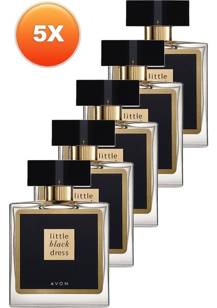 Little Black Dress Kadın Parfüm Edp 50 Ml. Beşli Set
