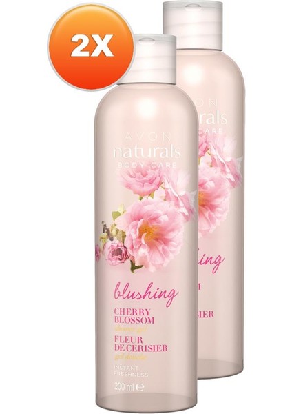 Kiraz Çiçeği Özlü Duş Jeli 200 ml 2'li Set