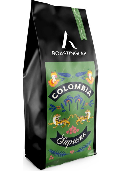 A Roasting Lab Colombia Supremo (250 Gram) Filtre Kahve