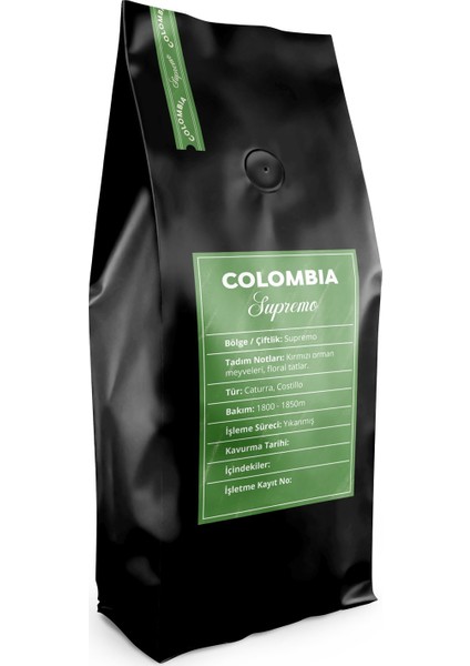 A Roasting Lab Colombia Supremo (250 Gram) Filtre Kahve