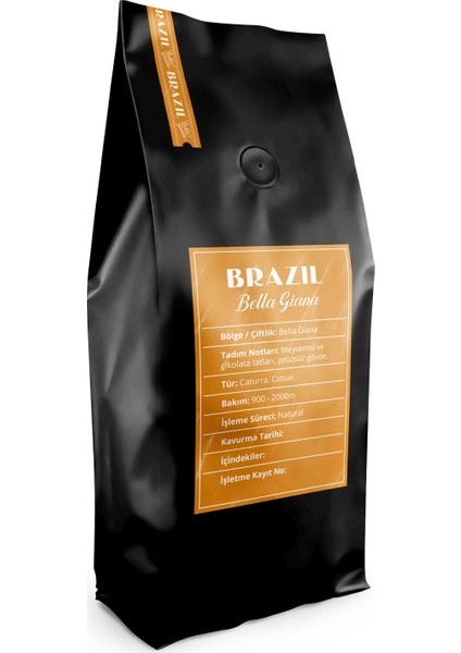 A Roasting Lab Brazil Bella Giana (250 Gram) Filtre Kahve