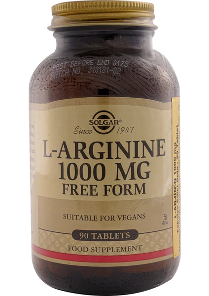 L-Arginine 1000 Mg 90 Tablet