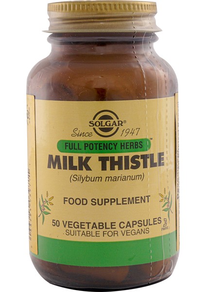 Milk Thistle 50 Kapsül