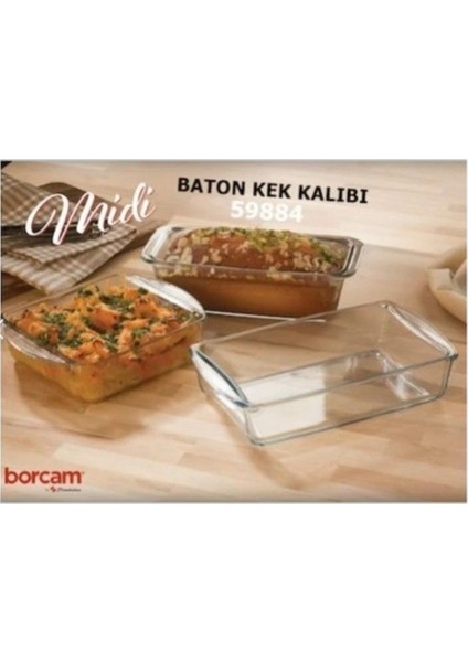 59884 Mini Borcam Fırın Kabı 1120 cc