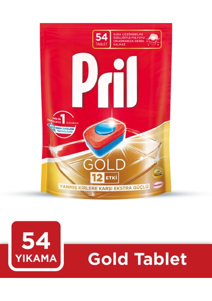 Gold 54 Yıkama Bulaşık Makinesi Deterjanı Kapsülü