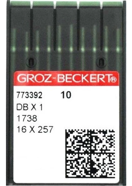 Groz Beckert Düz Ince Dip Dikiş Iğnesi/ Dbx1 16/100 100ADET