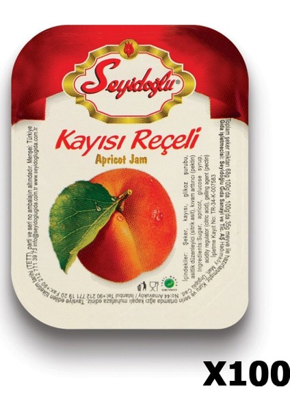 Kayısı Reçeli 100'lü - 15 gr