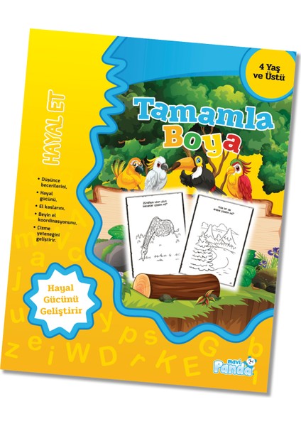 Tamamla Boya Hayal Et - 4 - 6 Yaş
