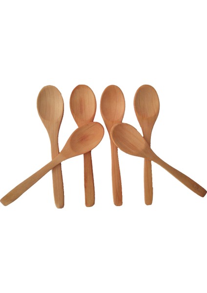6’lı Ahşap Kaşık 13 cm