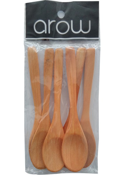 6’lı Ahşap Kaşık 13 cm
