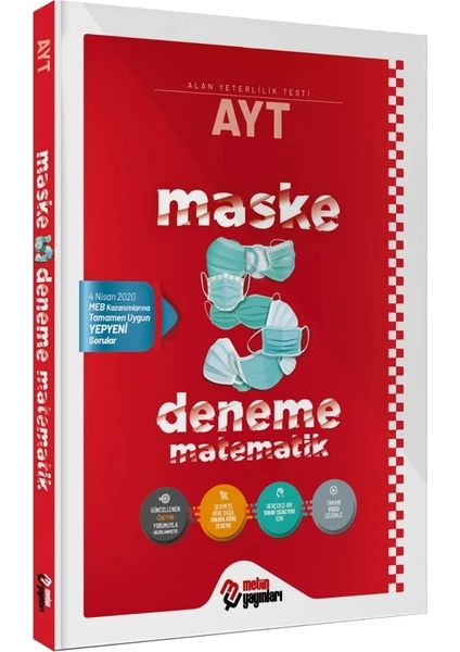 Metin Yayınları AYT Maske 5 Deneme Matematik