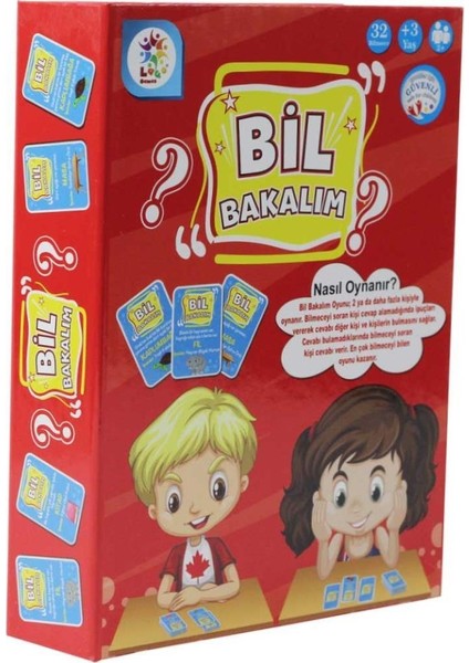 Bil Bakalım Eğitici Eğlenceli Aile Oyunu