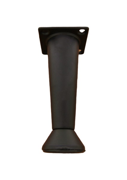 Konik Mat Siyah Metal Ayak 10 cm Dolap Vestiyer Tv Ünite