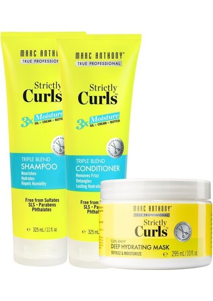 3x Şampuan 325 ml + Saç Kremi 325 ml + Maske 295 ml