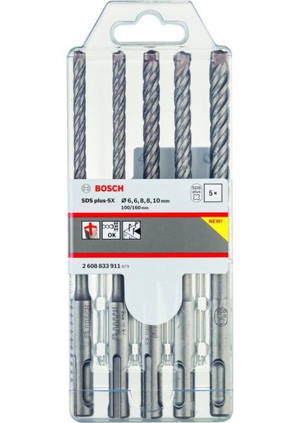 2608833911 Sds Plus-5x Beton Matkap Ucu Seti 5'li fiyatları
