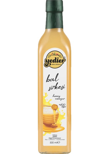 Bal Sirkesi 500 ml - Katkısız Doğal Fermantasyon