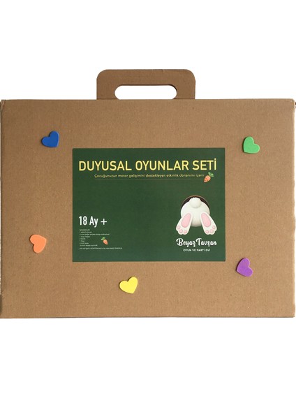 Beyaz Tavşan Oyun Evi Deniz Temalı Montessori Duyusal Oyunlar Seti