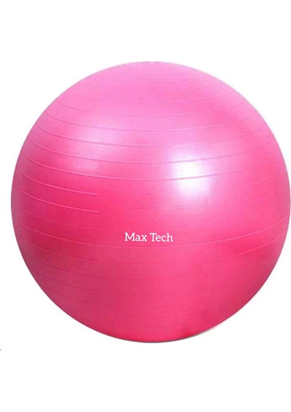 Max Tech 65 cm Deluxe Pilates Topu - Şişirme Pompası Hediyeli