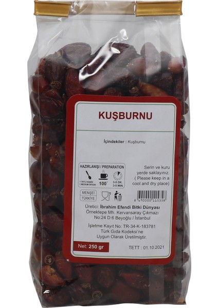 İbrahim Efendi Kuşburnu 250 gr