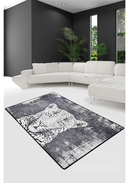 Tiger Siyah Dijital Halı 140x190 cm Djt