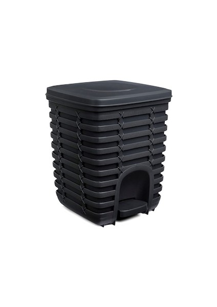 Palm Set Pedallı Çöp Kovası Wc Fırçası Gri 2'li fiyatları