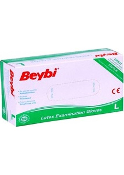 Pudralı Kullan At Eldiveni L 100' Lü Large - Büyük Beden