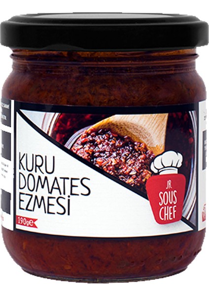 Jr Sous Chef Kuru Domates Ezmesi 190g Cam Kavanoz