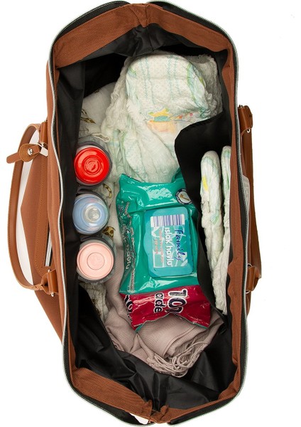 Taba Baby Bag Baskılı Bebek Bakım Çantası