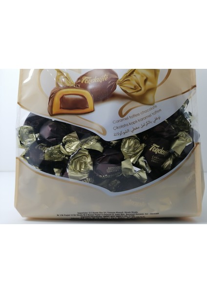 Fondante Çikolata Kaplı Karamel Toffee - 1 kg