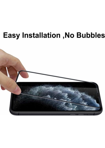 Apple iPhone 11 Pro Max Tam Kaplayan 5D Ekran Koruyucu Cam