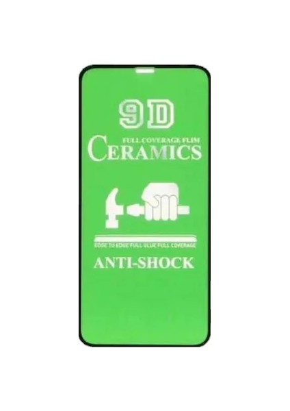 Apple iPhone 11 Promax Şeffaf Airbag Antishock Silikon Kılıf ve Tam Kaplayan 9D Seramik Ekran Koruyucu Esnek Cam fırsatları