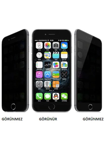 Apple iPhone 6/6s Şeffaf Airbag Antishock Silikon Kılıf ve Tam Kaplayan Siyah Hayalet Ekran Koruyucu Cam fiyatları