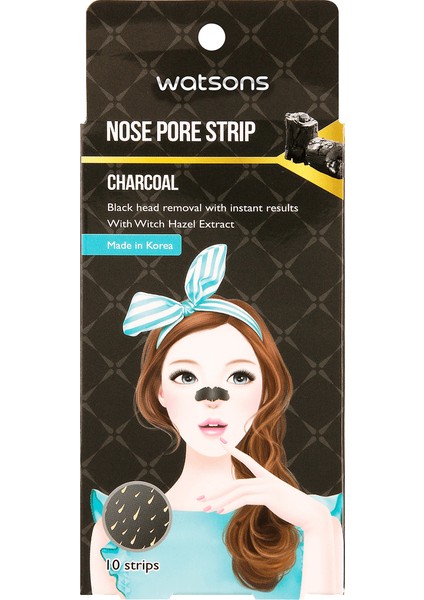 Charcoal Burun Bandı 10 Adet