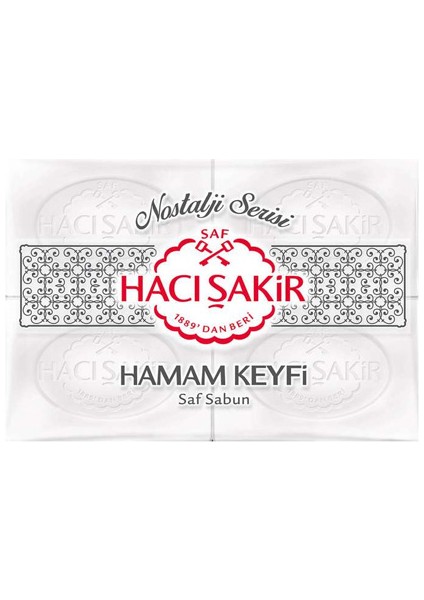 Hacı Şakir Hamam Keyfi Saf Sabun 4'lü 200 gr