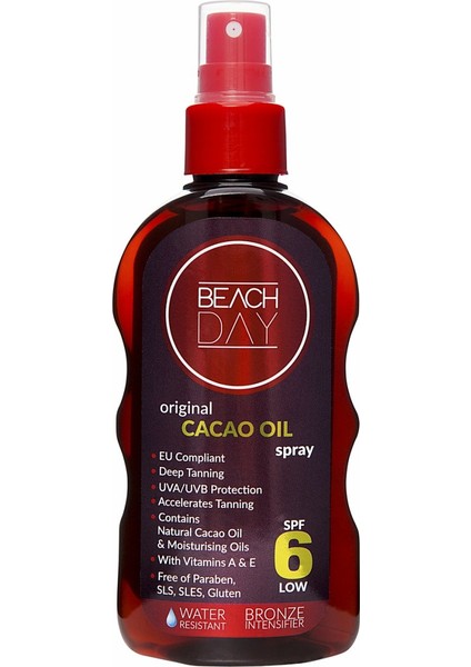 Bronzlaştırıcı Kakao Yağ 6F 150 ML Sprey