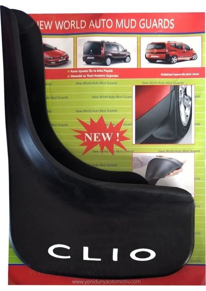 Renault Clio 5 2019 Model Sonrası 4'lü Paçalık Çamurluk Tozluk REN1UX004 fiyatları