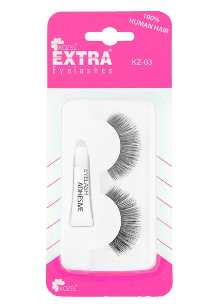 Extra Bütün Kirpik Siyah KZ03