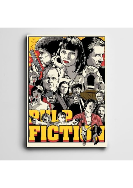 Pulp Fiction Mini Kanvas Tablo