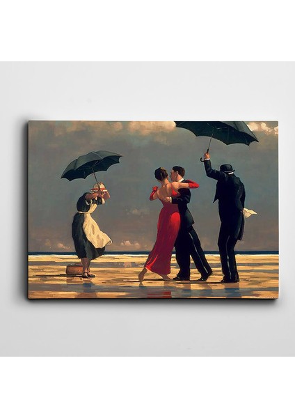 Dans Eden Çiftler Kanvas Tablo