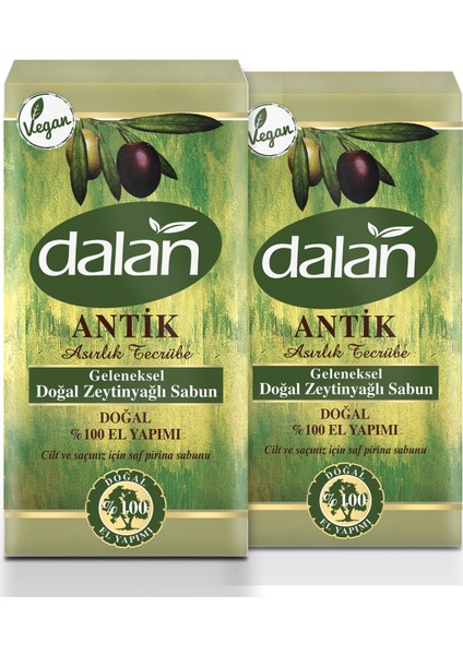 Antik Pirina Zeytinyağlı Sabun 900 gr 2'li