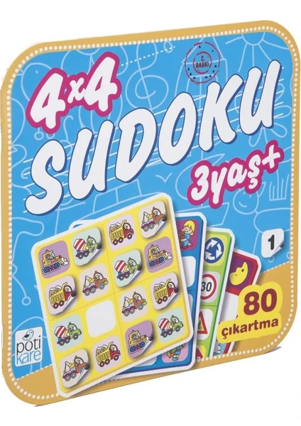 4 x 4 Sudoku 3 + (1) - + 3 Yaş