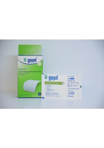 Hazır Pansuman Örtü 5X7.5cm 10lu Nonwoven Yara Örtüsü