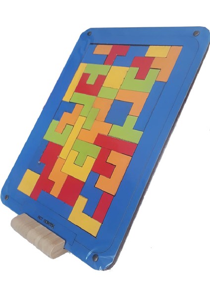 Okul Öncesi Eğitici Oyuncak Seti Tetris Mavi