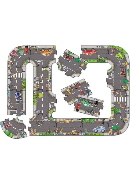 Puzzle Dev Yol Yapbozu (Giant Road Jigsaw)