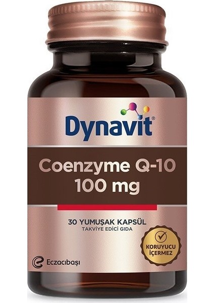 Coenzyme Q10 100 mg 30 Kapsül