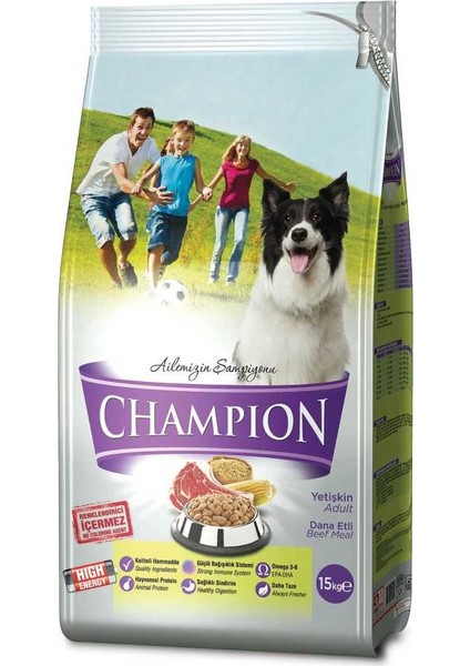 Dana Etli Yüksek Enerji Yetişkin Köpek Maması 15 kg
