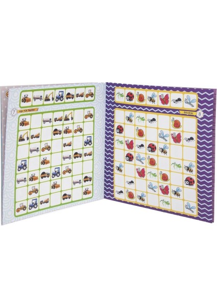 7 x 7 Çıkartmalı Sudoku 4 Kitap Set