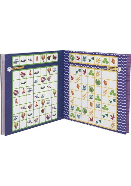 7 x 7 Çıkartmalı Sudoku 4 Kitap Set