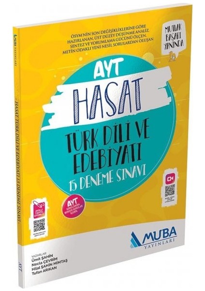 AYT Hasat Türk Dili ve Edebiyatı 15'li Deneme