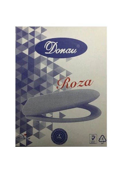 Plastik Klozet Kapağı Ayarlı Roza Donau